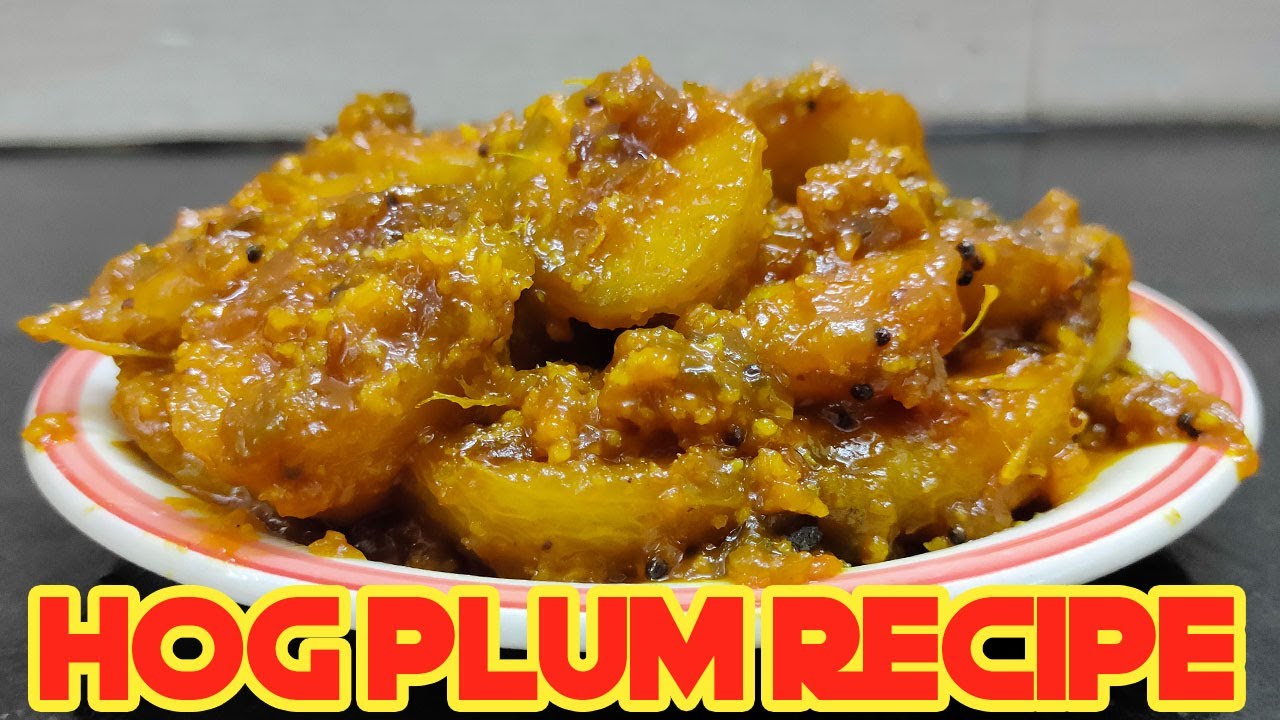 Hog Plum Hot Sweet Sour Recipe | God Ambade Sasav | June Plum Recipe | Ambadyachi Curry