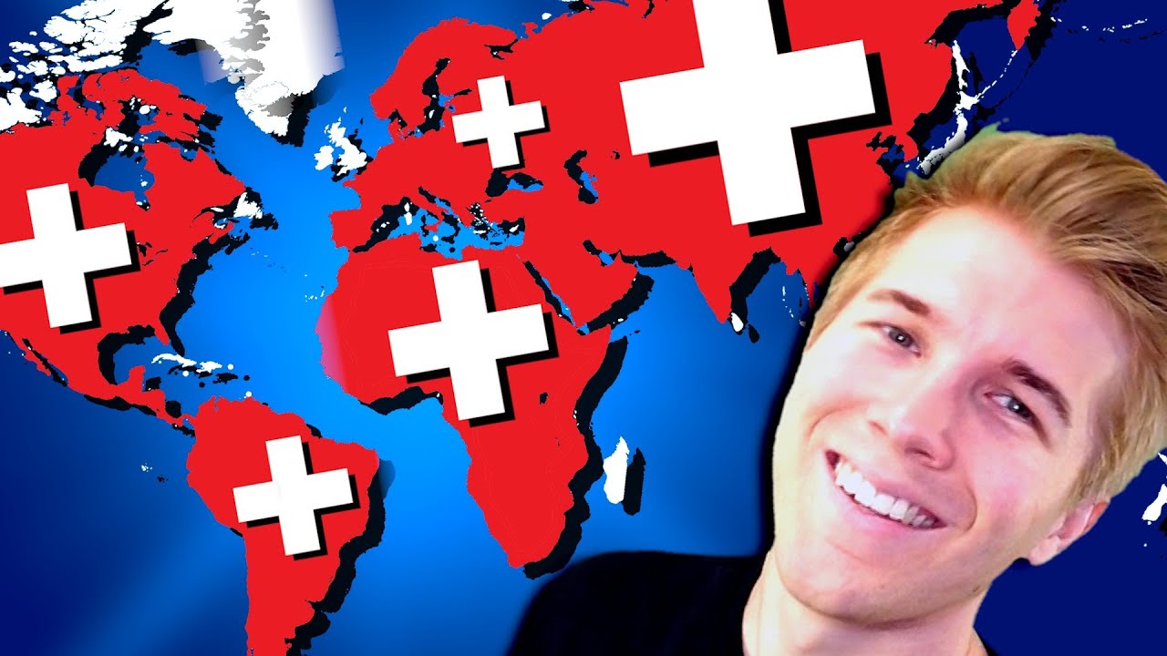 I conquered the world with this country to spread a positive message...