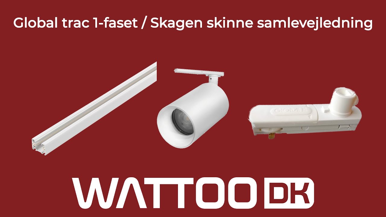 Guide: Skagen / Global trac 1-faset skinnesystem samlevejledning