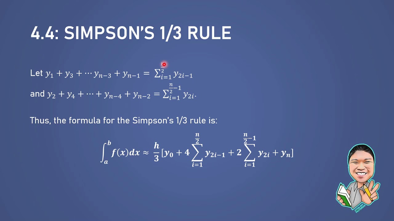 4.4: Simpson's 1/3 Rule