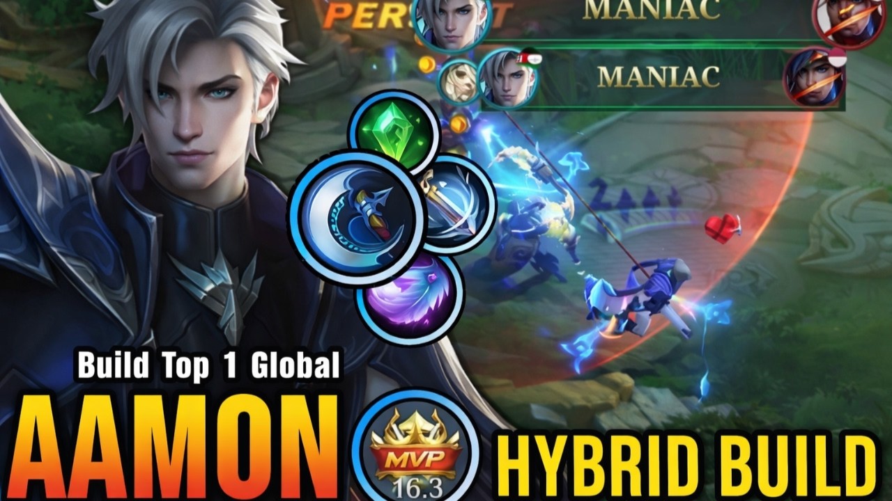Аамон слишком имбалансен! 💀 Одна комбинация = мгновенная смерть | Лучший билд убийцы в MLBB
