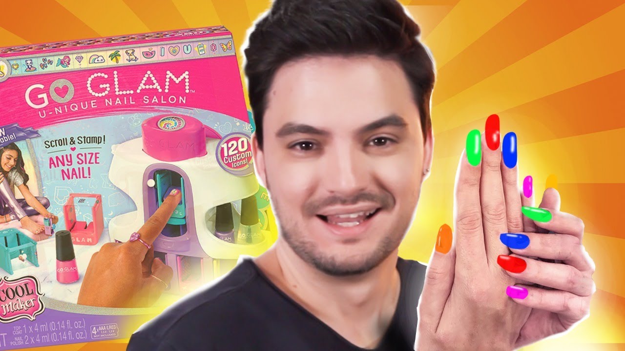 TESTEI O KIT GO GLAM DE ARTE NAS UNHAS