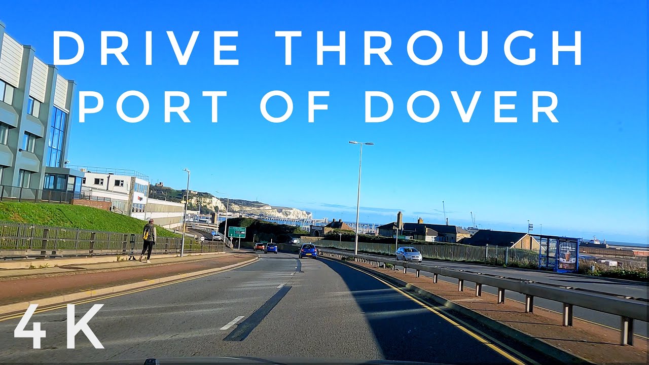 Driving to The Port of Dover | 4K