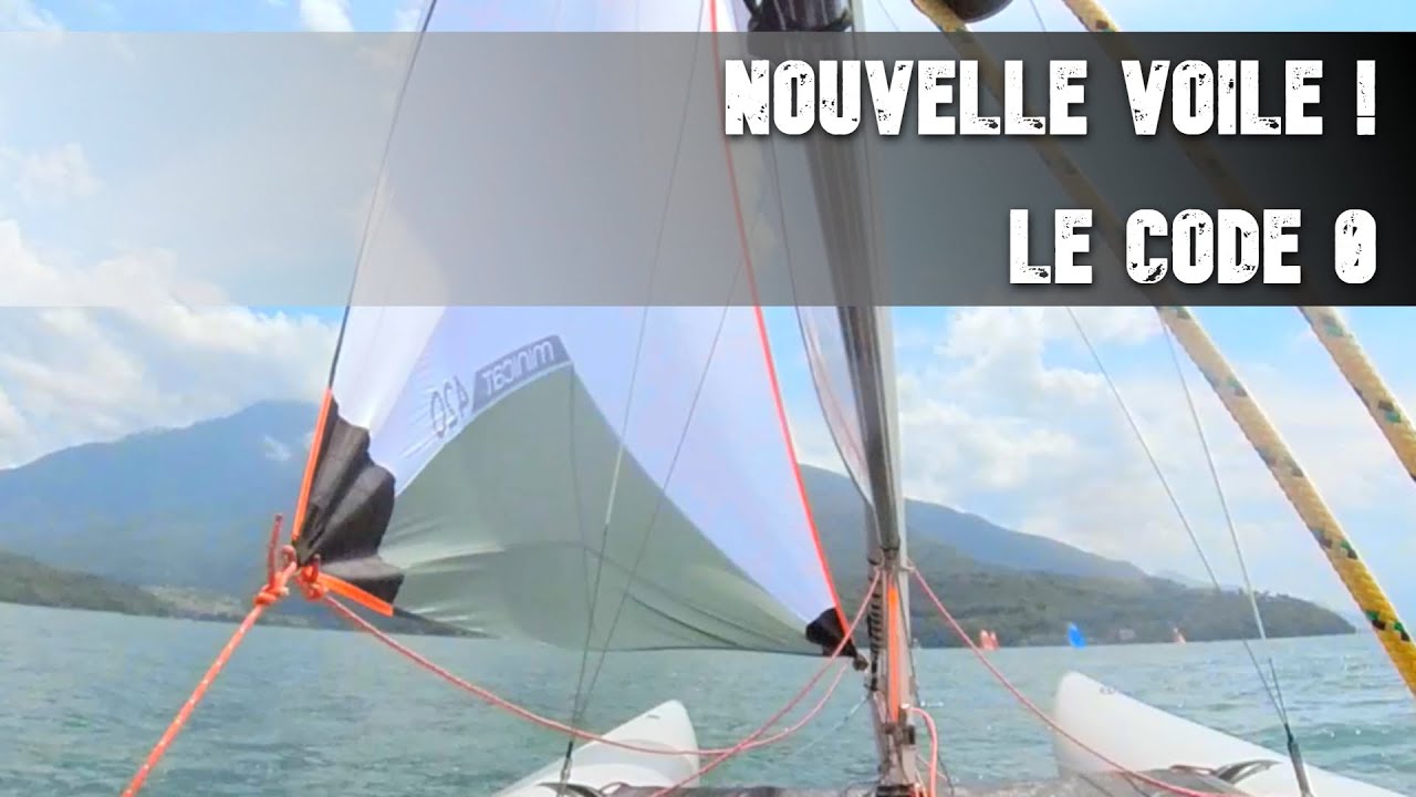 Un nouvelle voile ! Découvrez le Code 0 sur la série MiniCat 420 et 460.