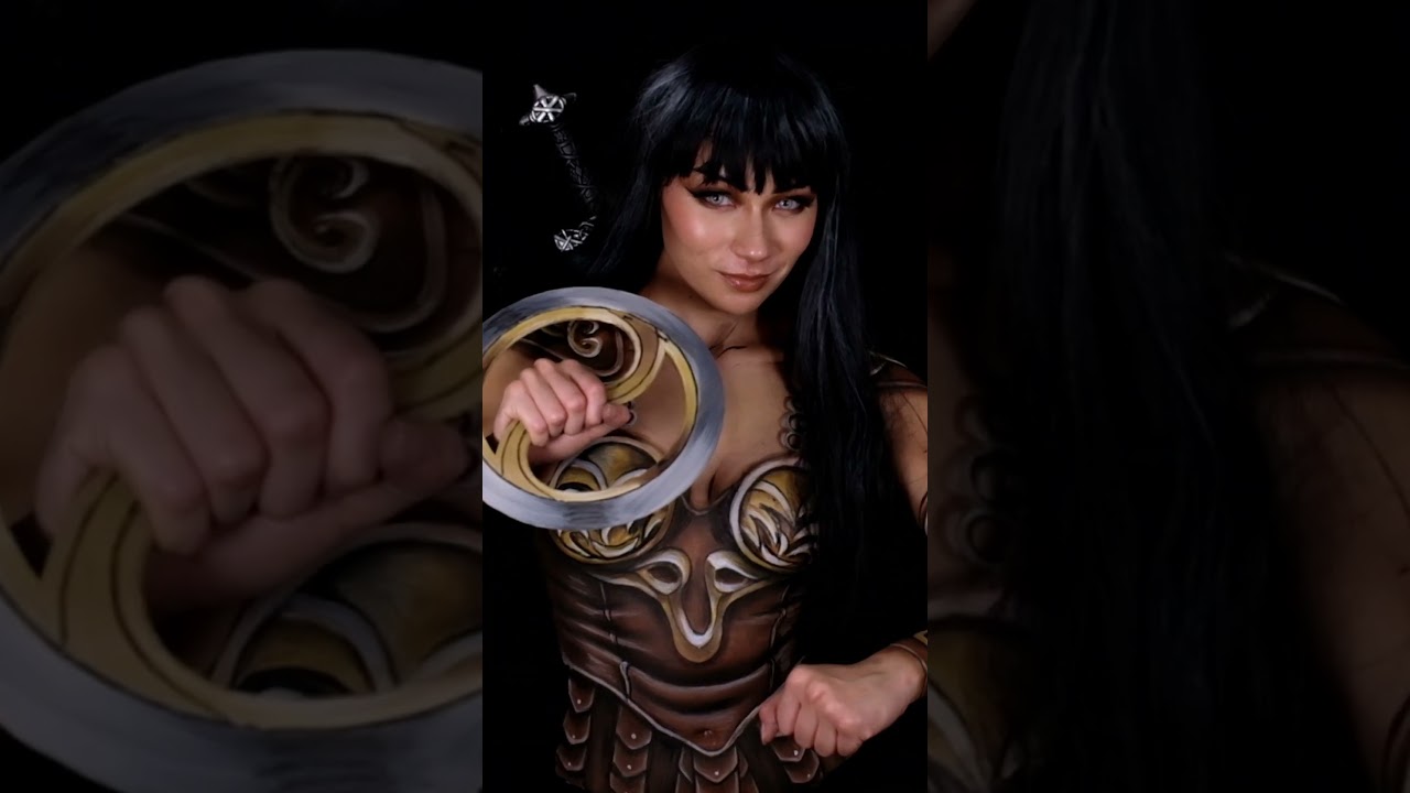 THIS TOOK ME TEN HOURS #cosplay #makeup #xena #shortswithcamilla
