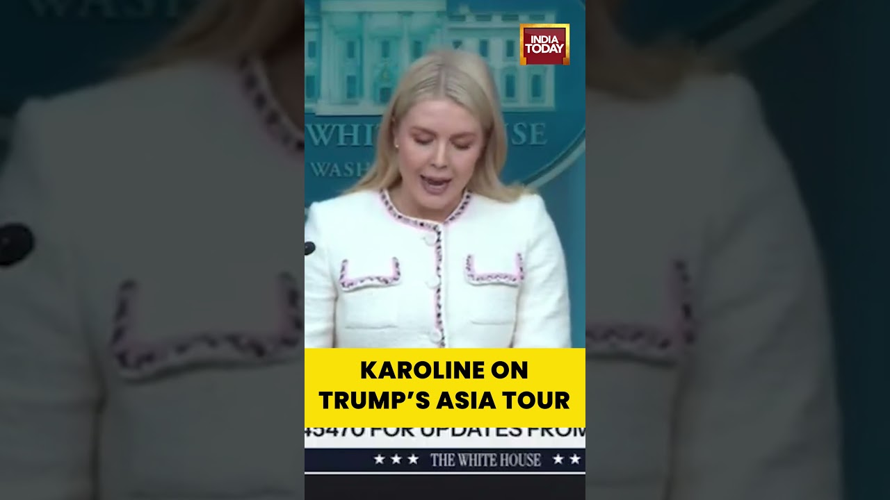 Кэролайн во время турне Трампа по Азии | #karolineleavitt #trump #asiatour #usforeignpolicy #whit...