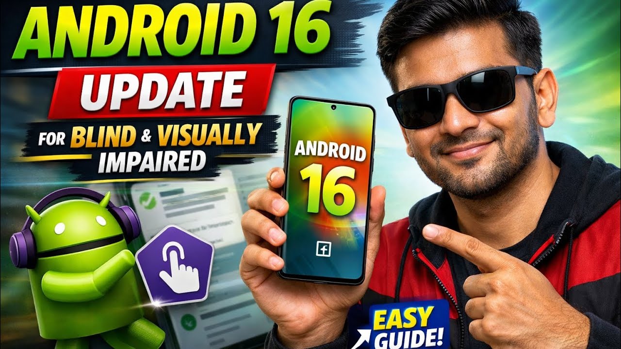 How to update oneplus phone in hindi for blind and What's new in Android 16 🔥🔥🔥!!
