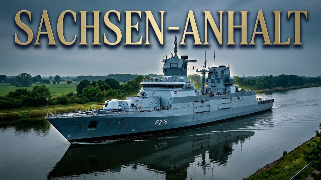 Fregatte SACHSEN-ANHALT // Passage des Nord-Ostsee-Kanals am 05. Juni 2020