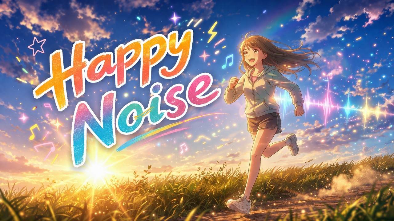 Happy Noise | Upbeat Anime Opening Song | Japanese Pop Rock Song