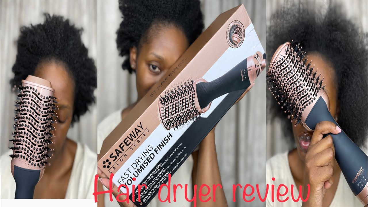 A round brush/hair dryer review | Is it worth your coins  |South African YouTuber