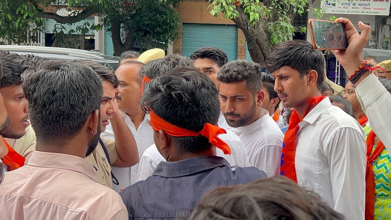 ABVP Bhilwara Protesting || Protest against JNVU Rape Case || 