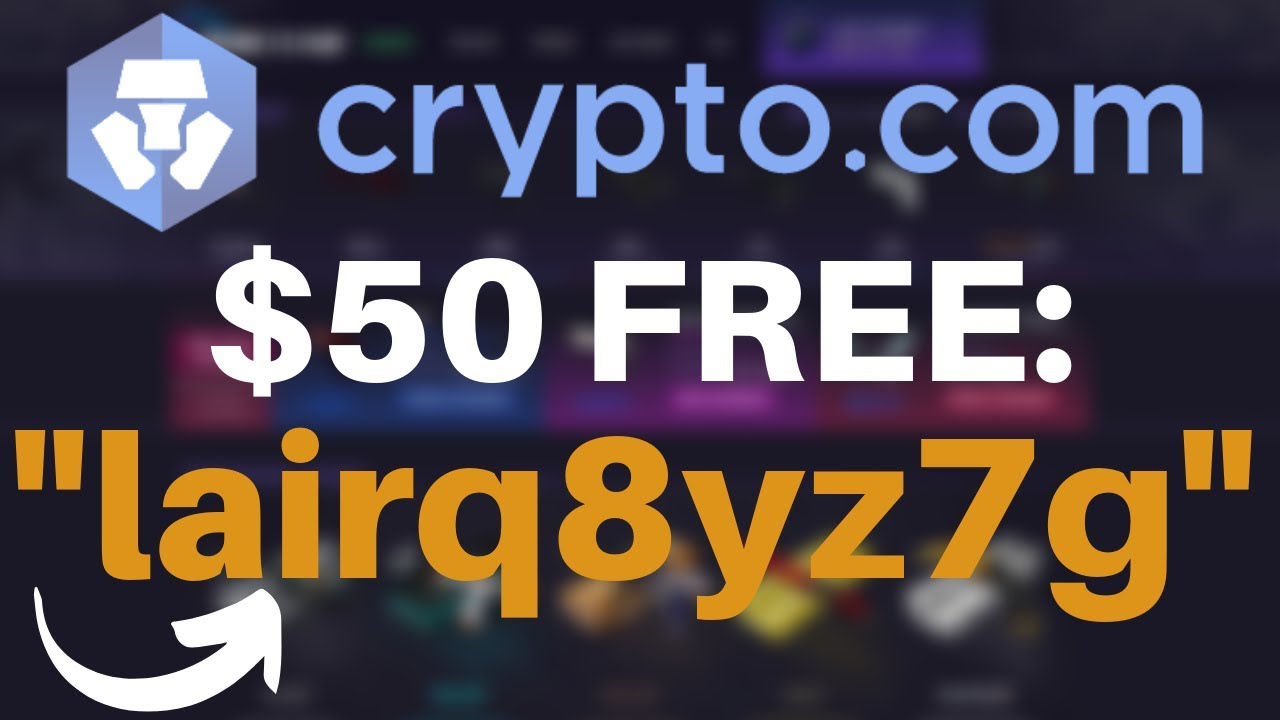 crypto.com Referral Code | crypto.com code for $50 FREE