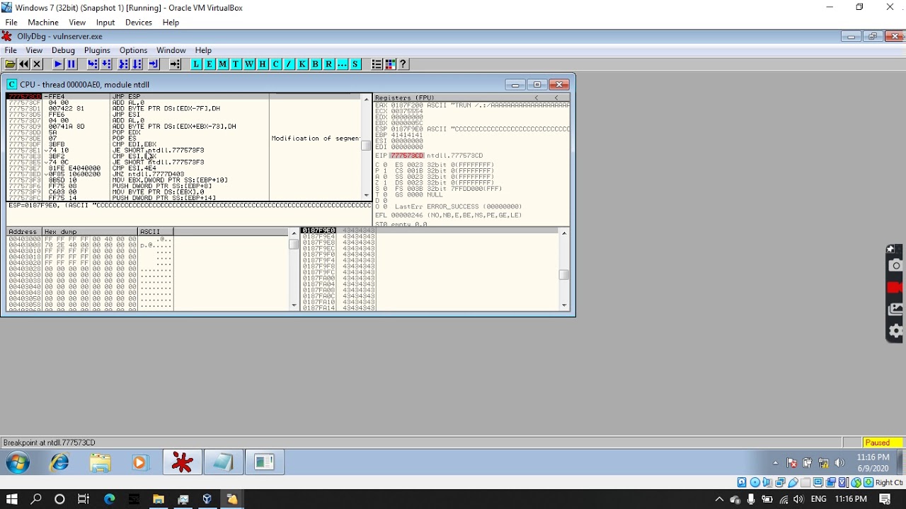 Buffer Overflow Exploit Development with Kali Linux (Vulnserver)