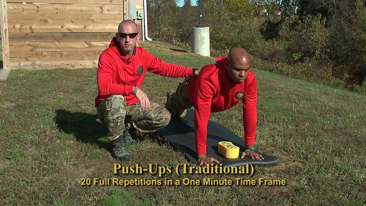 St. Mary's County Sheriff's Office Agility Testing: Push ups
