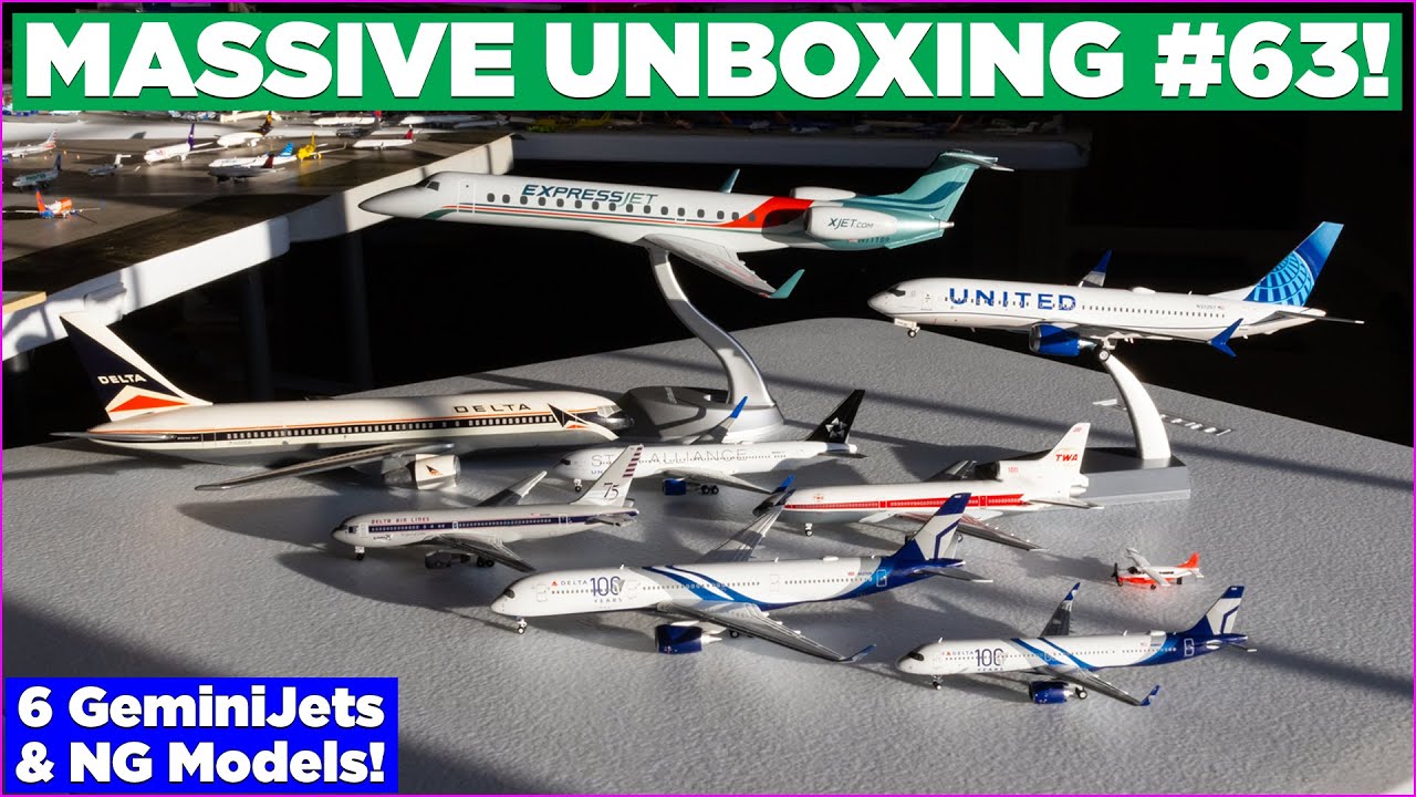 8 GEMINIJETS MODEL UNBOXING! | Massive Unboxing #63