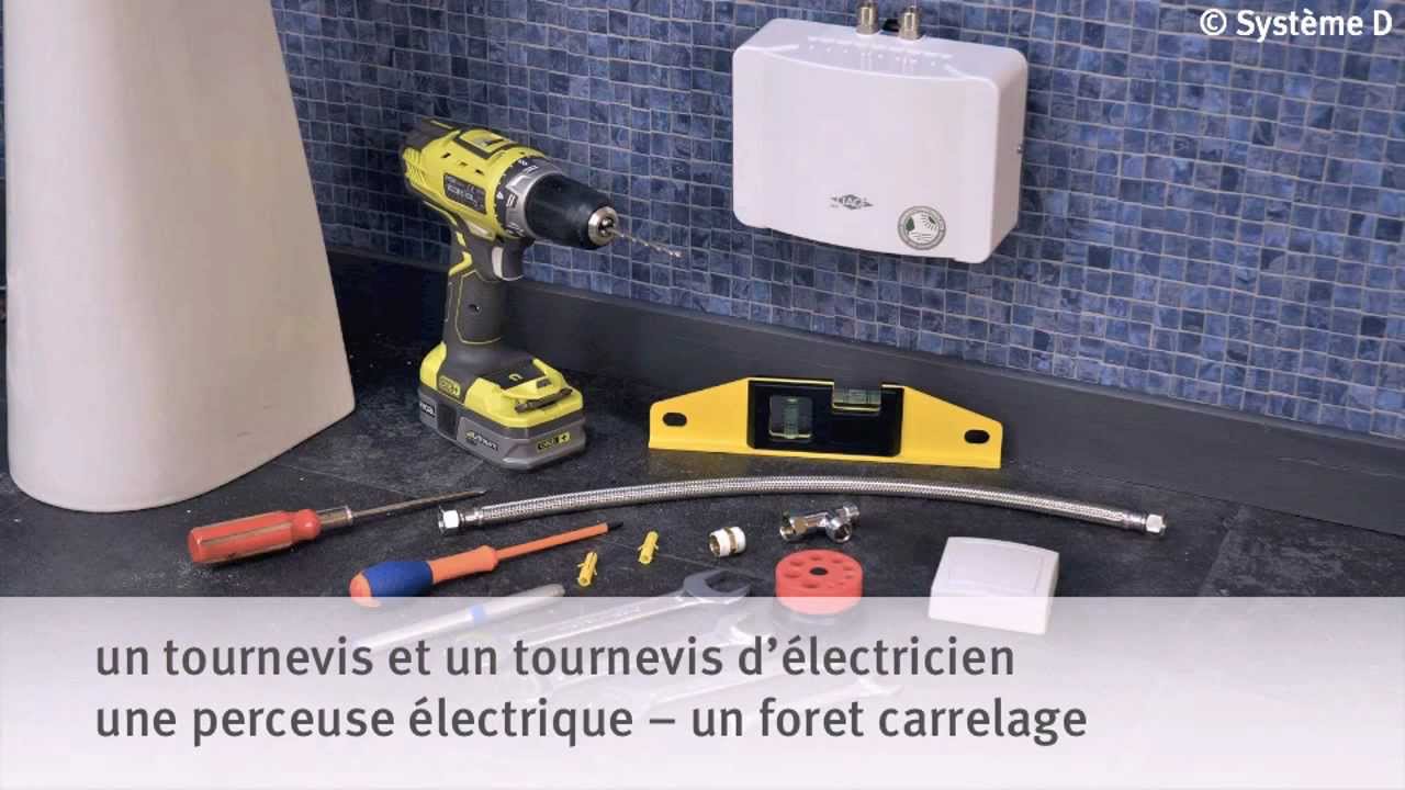 Installer un chauffe-eau électrique instantané