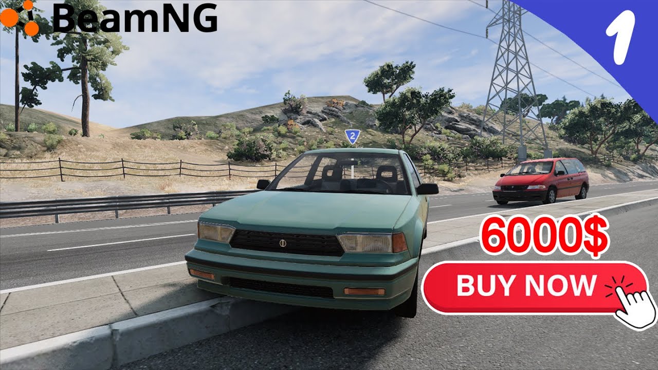BeamNG Drive mode carrière #1 / j'achète ma première voiture