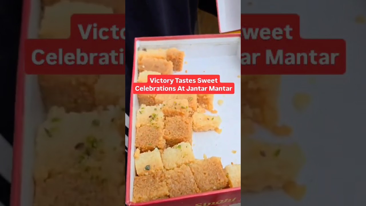 CJP PROTEST | From Hunger Strike To Sweet Success | Protesters Celebrate At Jantar Mantar | #viral