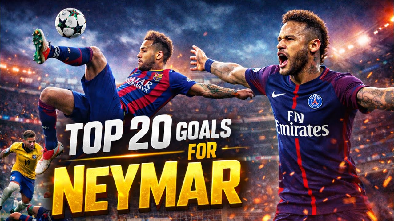 Neymar’s top 20 goals 👑