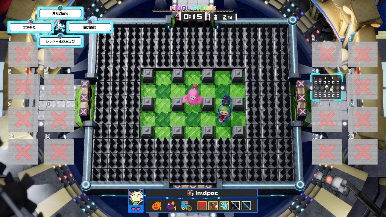 Super Bomberman R Online: Top1 S2#61 with Green Bomber