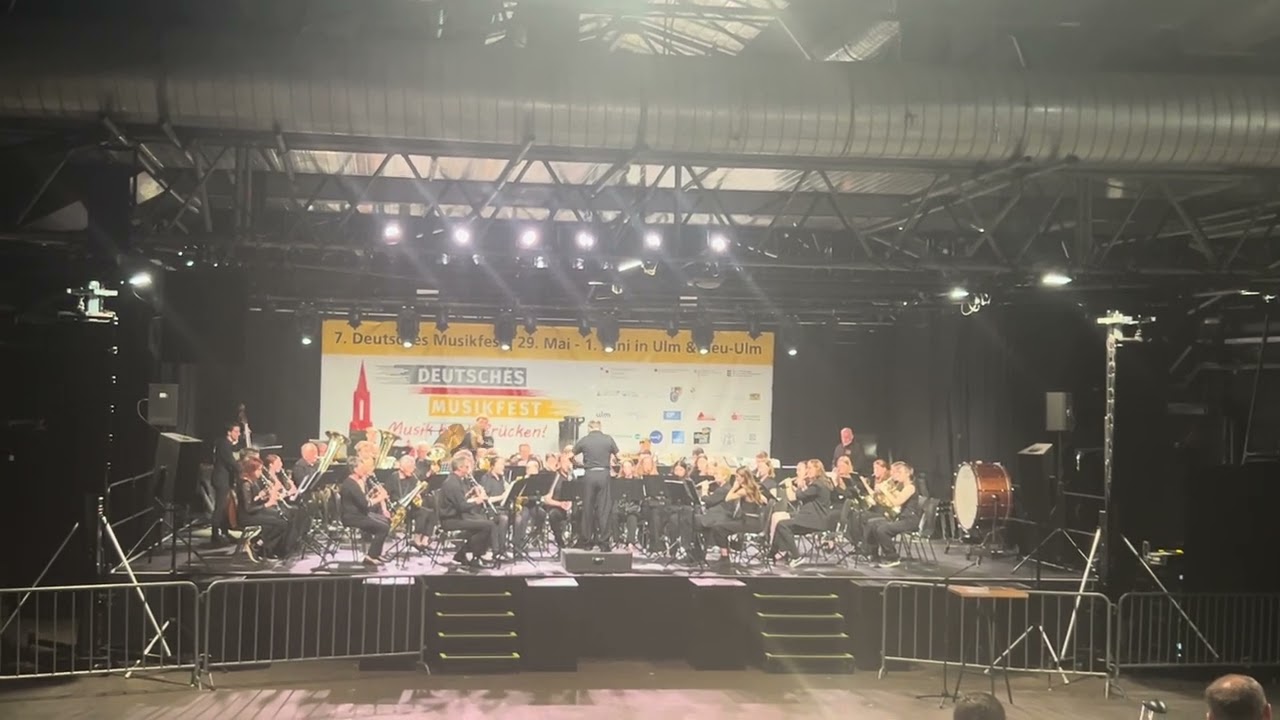 Das Konzert- und Swingorchester war zum deutschen Musikfest in Ulm  vom 29.05. - 01.06.2025