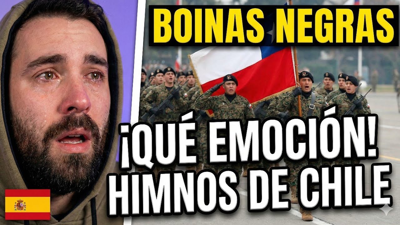 ESPAÑOL se EMOCIONA cantando 'Adiós al Séptimo de Línea' 🇨🇱 ¡Piel de Gallina!