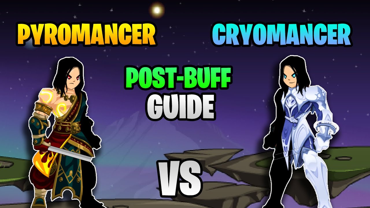 =AQW= THE ULTIMATE POST-BUFF PYROMANCER vs CRYOMANCER GUIDE! WHICH ONE IS BETTER?