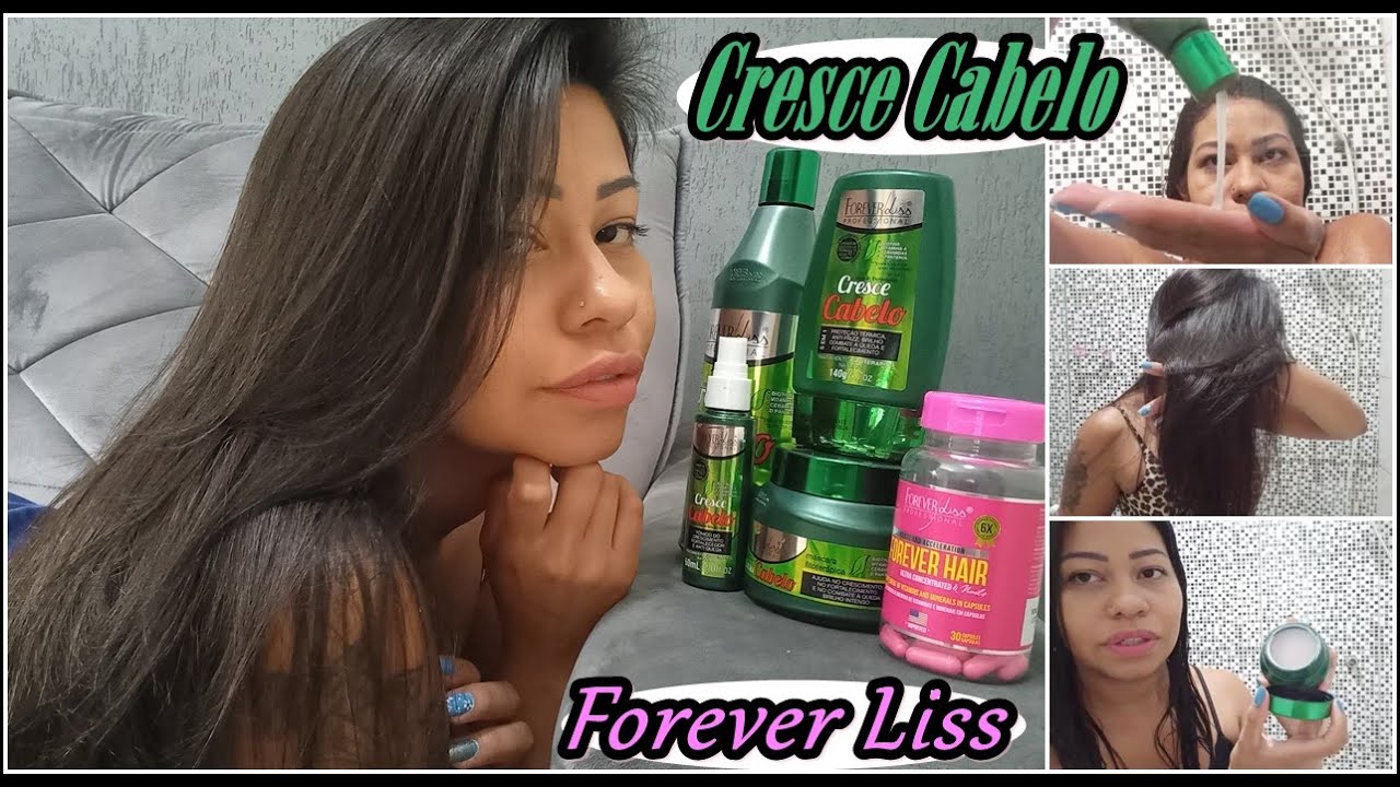 Usei Pela Primeira a Linha Completa Cresce Cabelo da Forever Liss. Compensa Comprar??