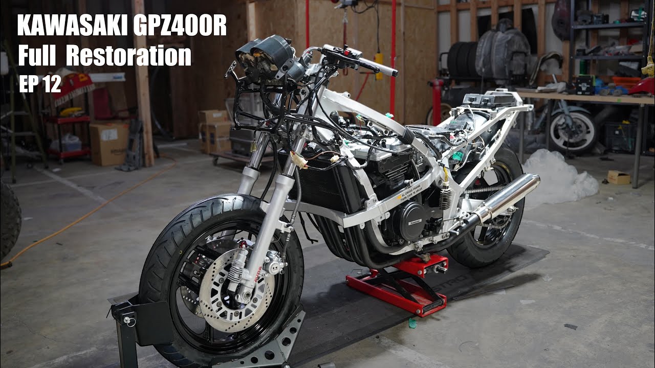[Kawasaki GPZ400R Полная реставрация 12] Оглядываясь назад на 2024 год и его продолжение.