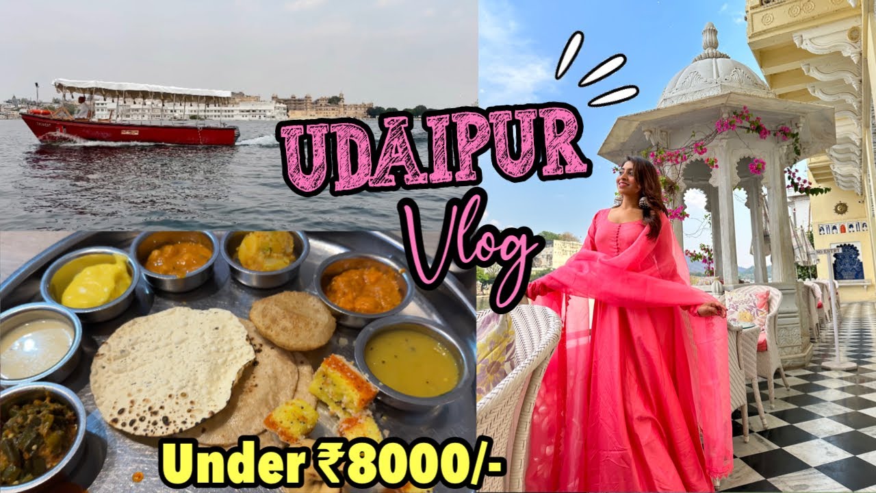 Udaipur Travel Vlog💗Udaipur trip for 3 days Budget😍Udaipur trip under 5000 | Vidhi Rajput 