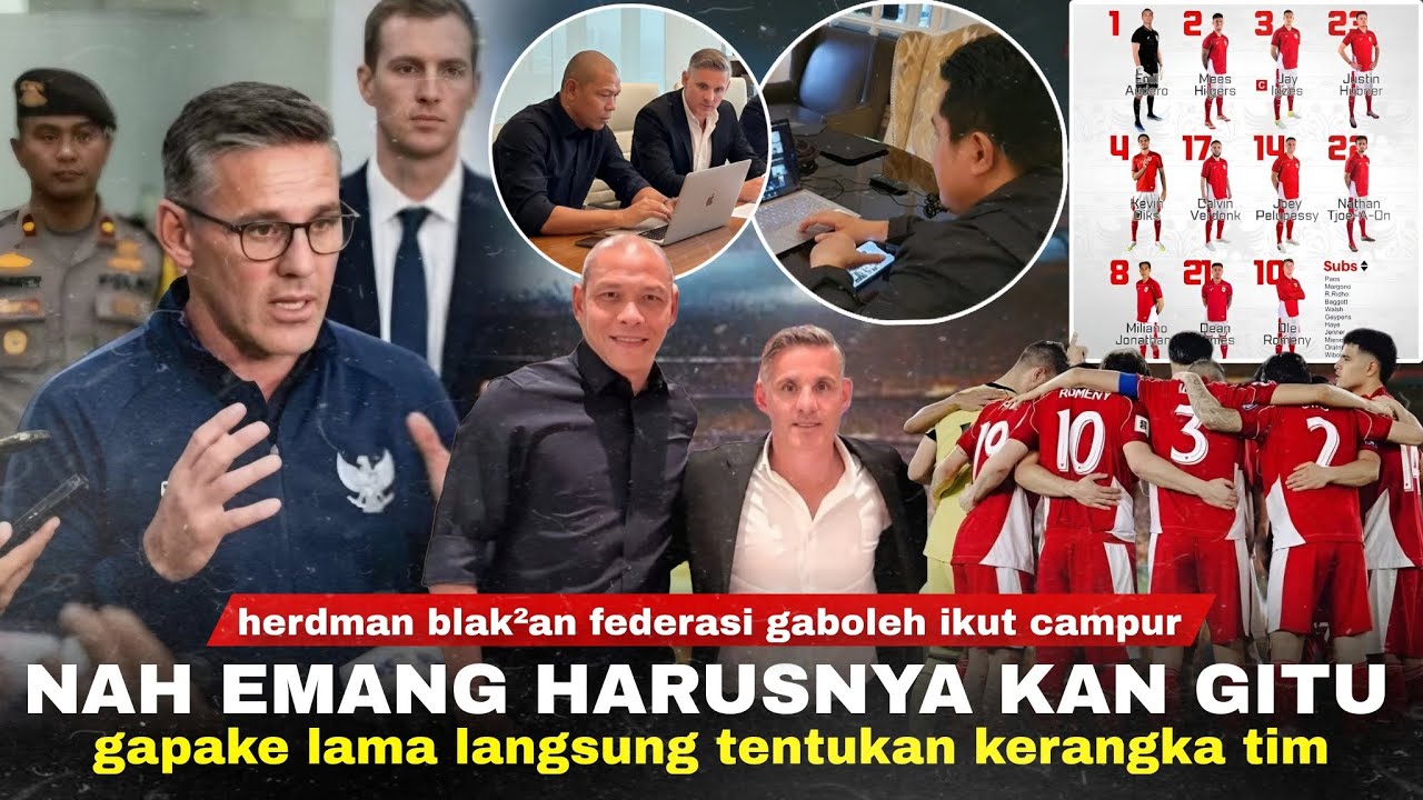 Herdman Tegas & PSSI Menerima: Bersama Nova Fokus Bangun Kerangka Tim Dari Belakang. No Intervensi