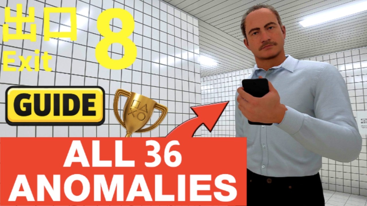 The Exit 8 – Все 36 Аномалий | Полный гайд | Трофей «Underground Passage Local»