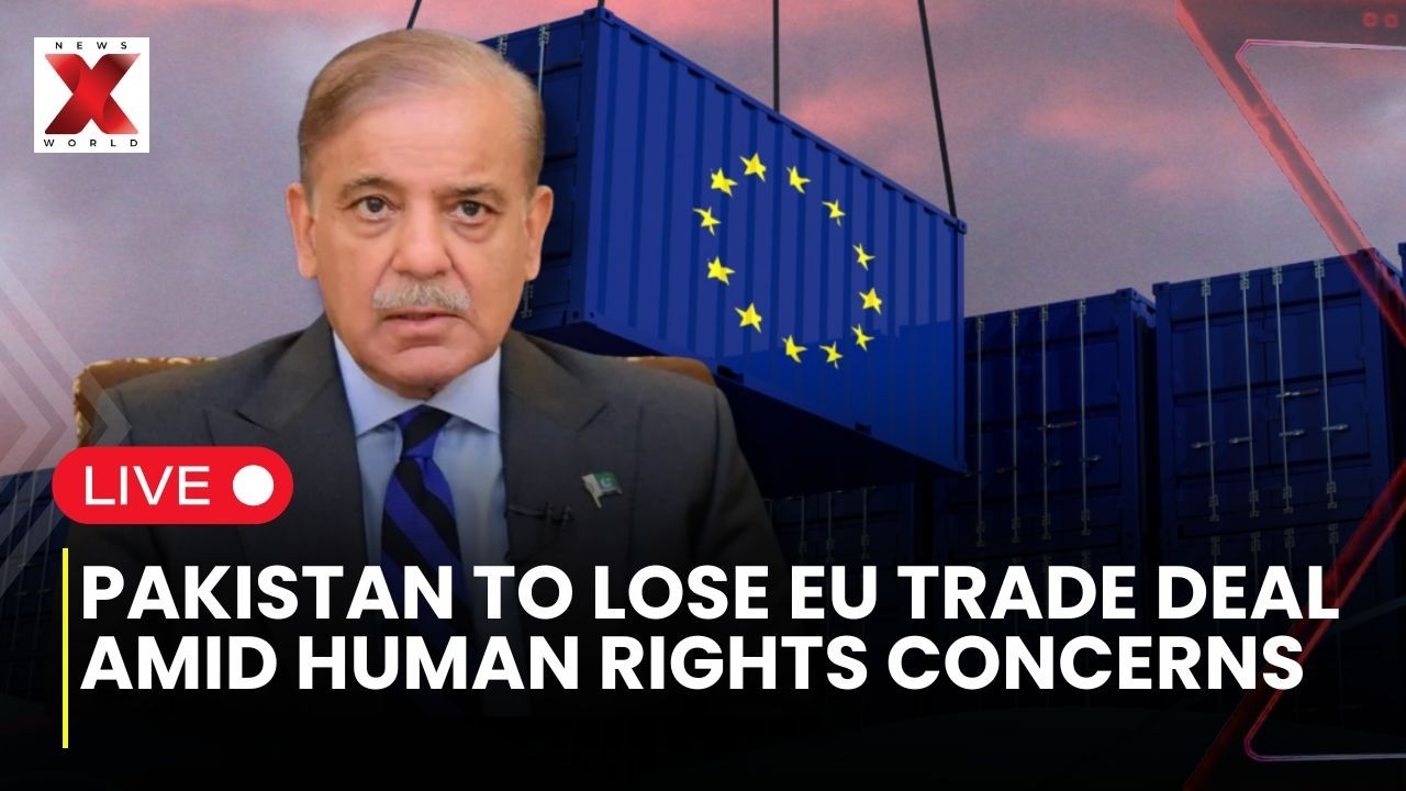 LIVE: Pakistan Risks Losing European Union Trade Privileges Over Rights Concerns | NewsX World