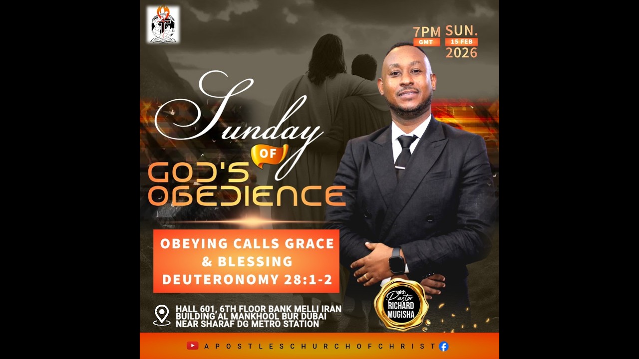 OBEING CALLS GRACE AND BLESSING BY PASTOR RICHARD MUGISHA  15-02-2026