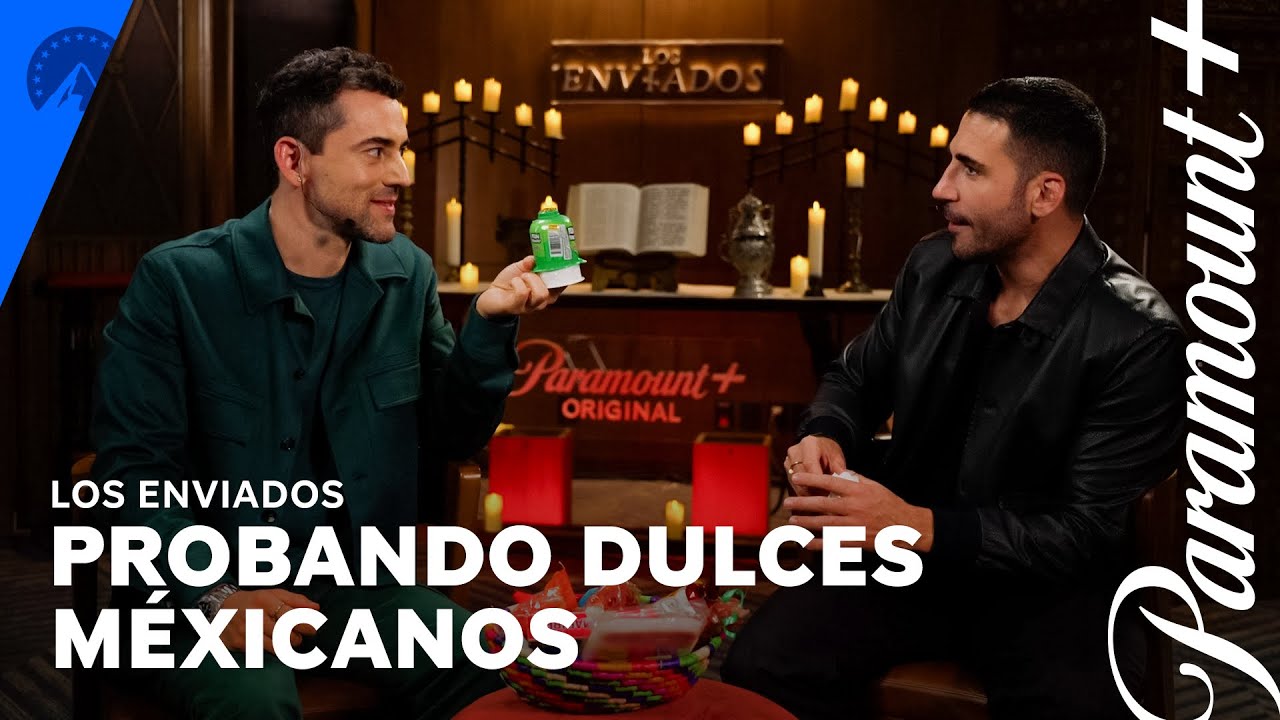 Luis Gerardo Méndez y Miguel Ángel Silvestre PRUEBAN dulces MEXICANOS | Los Enviados | Paramount +