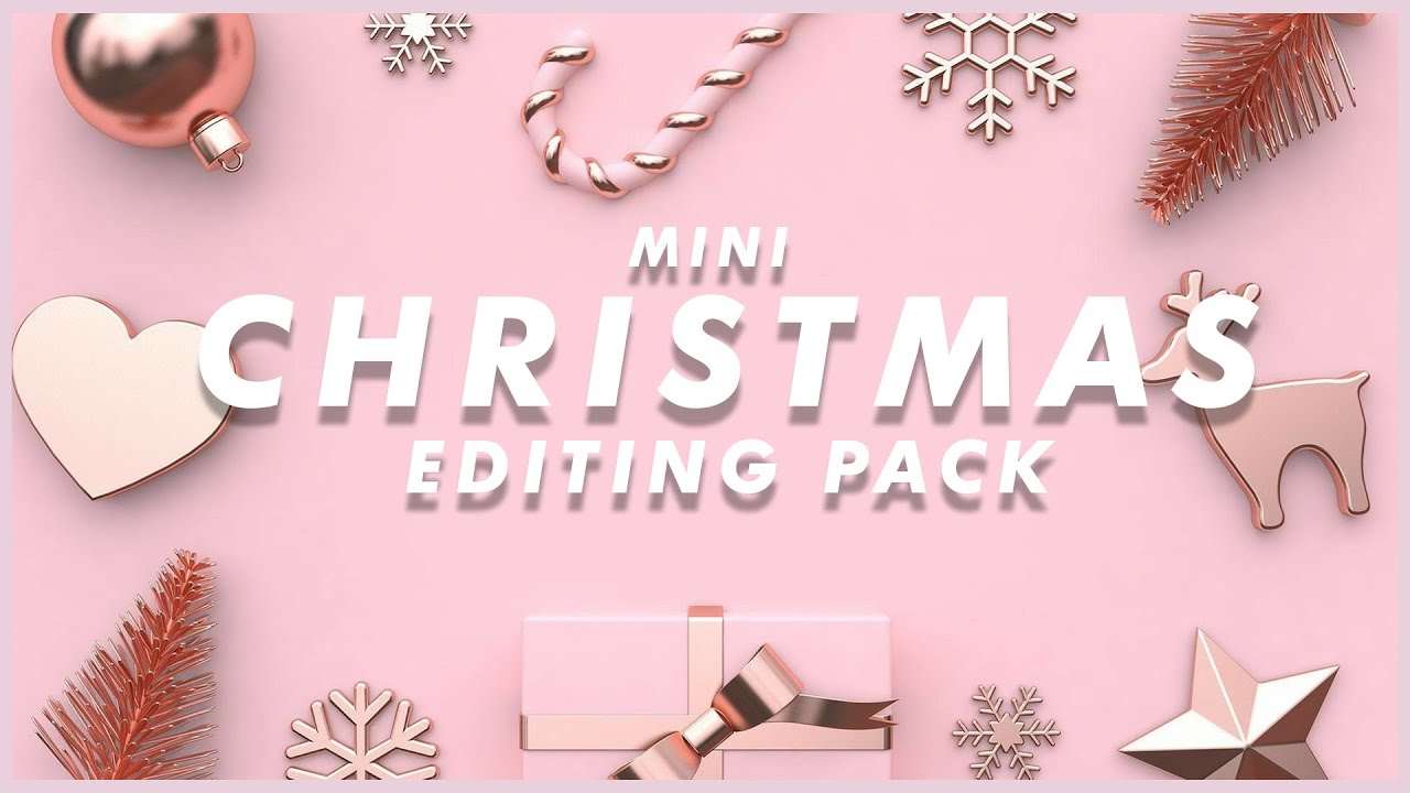 Christmas Aesthetic Editing Pack 2020 | FONTS, MUSIC, VIDEO FRAMES