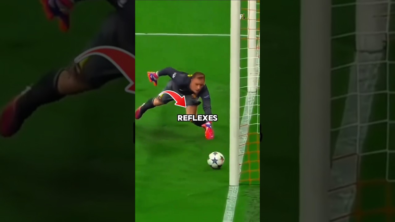 How Goalkeepers Get Superhuman Reflexes😳🔥