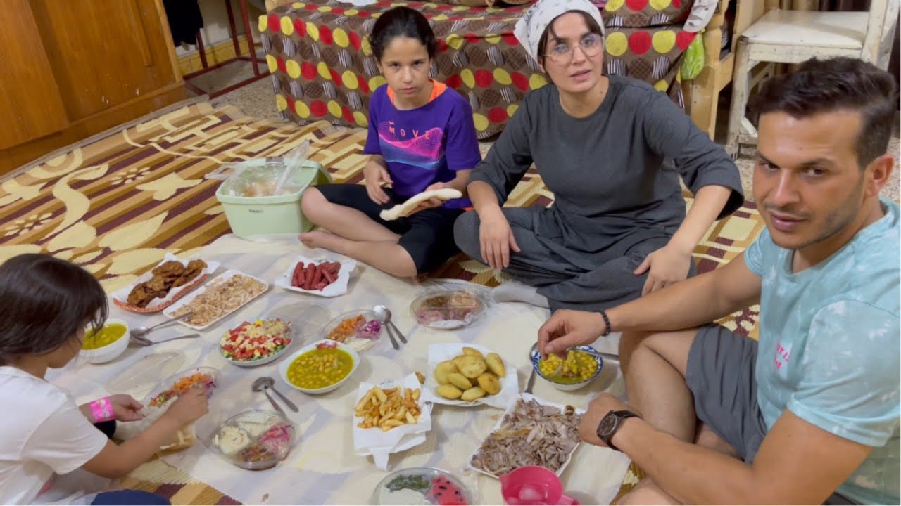 رجعت للعراق جنة ابيت اهل زوجي اليوم الاول بالعراق🇮🇶