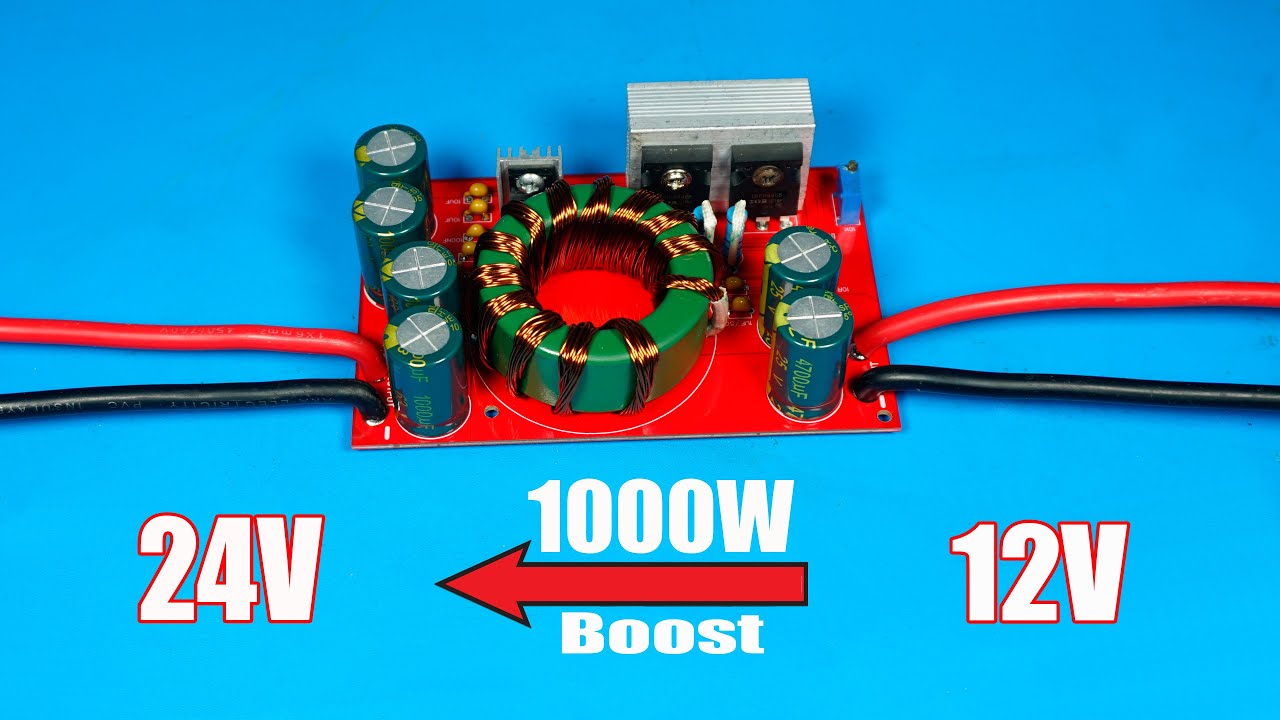 DIY How to make 1000W Step up boost converter using IC 3843 |  Elecrow