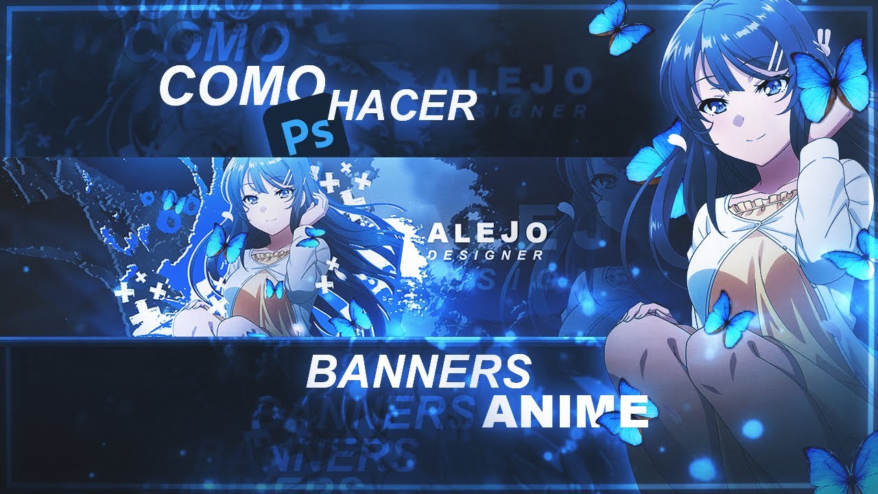 TUTORIAL Simplistic Anime BANNER | PHOTOSHOP CS6