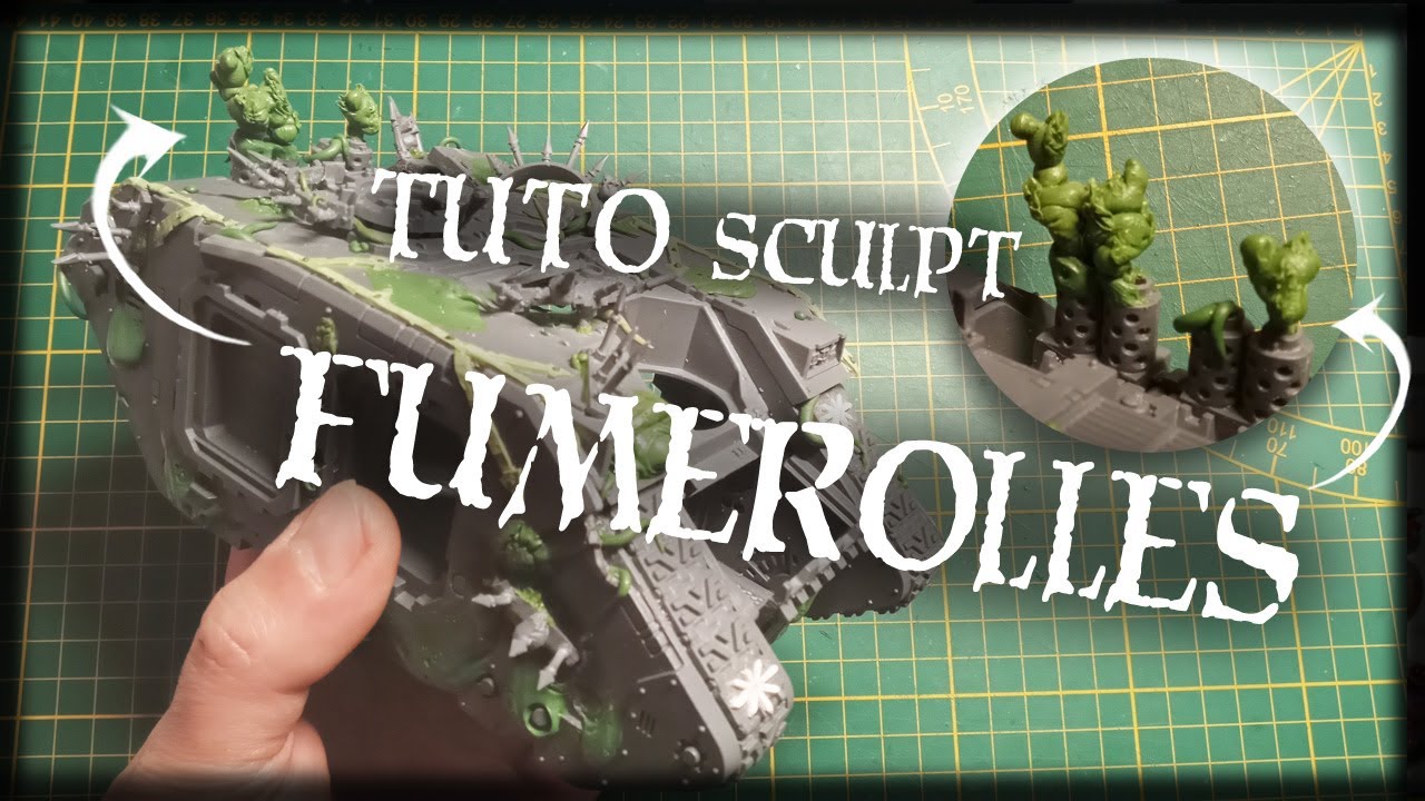 Sculpter de la fumée en green stuff - Tuto Sculpt 59