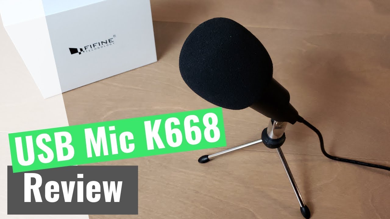 Fifine K668 USB Microphone Review - Best USB Mic Under 35$ ?