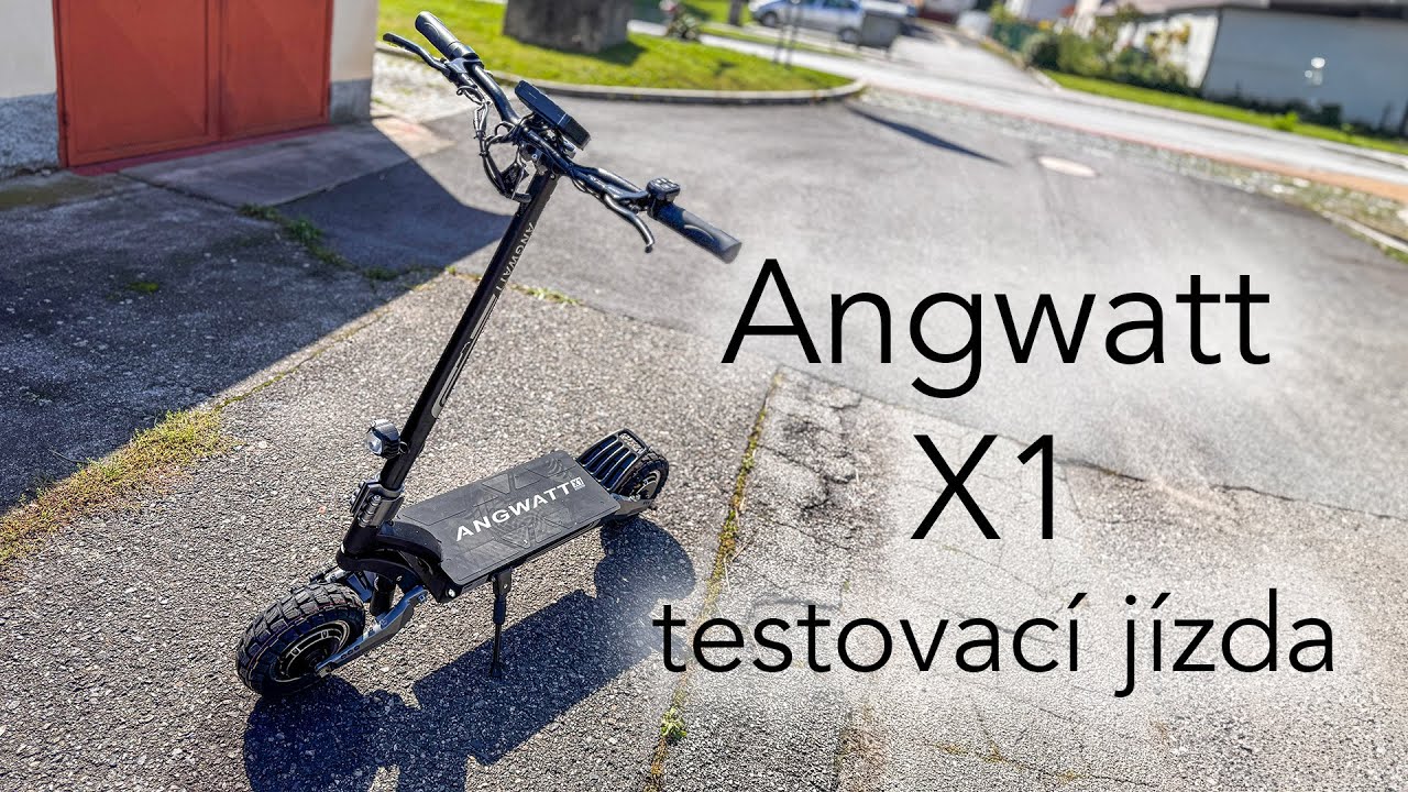 Angwatt X1 - jezdí se mi na ní fakt dobře 😌. A za ty prachy? 😅 Testovací jízda 🛴