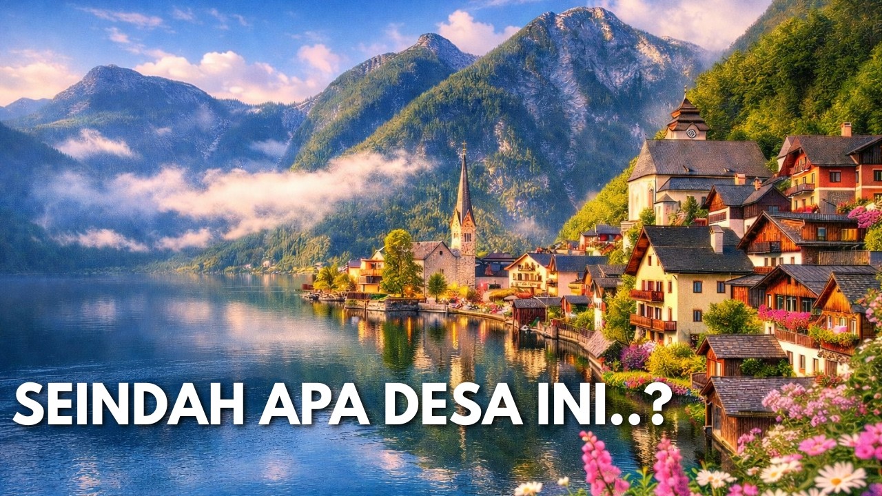 Desa yang jadi inspirasi FILM Frozen 😱  : Hallstatt Keindahan Desa di Pergunungan Austria