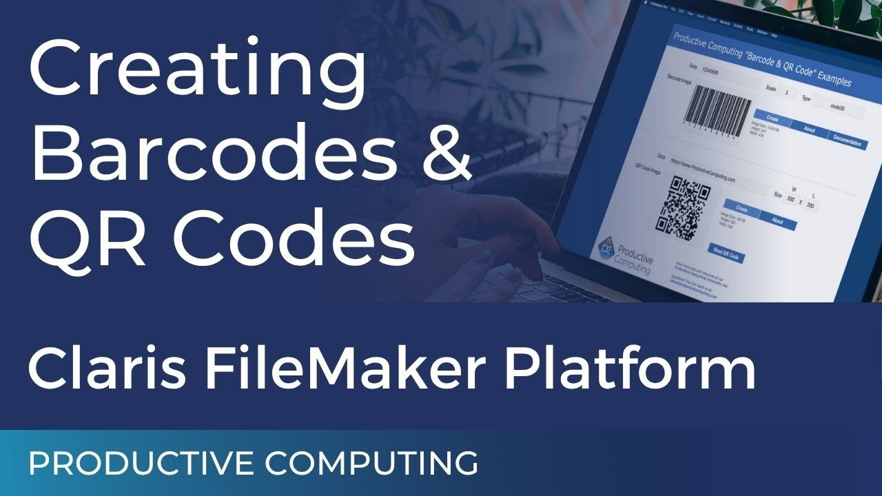 Claris FileMaker Pro — создание штрихкодов и QR-кодов