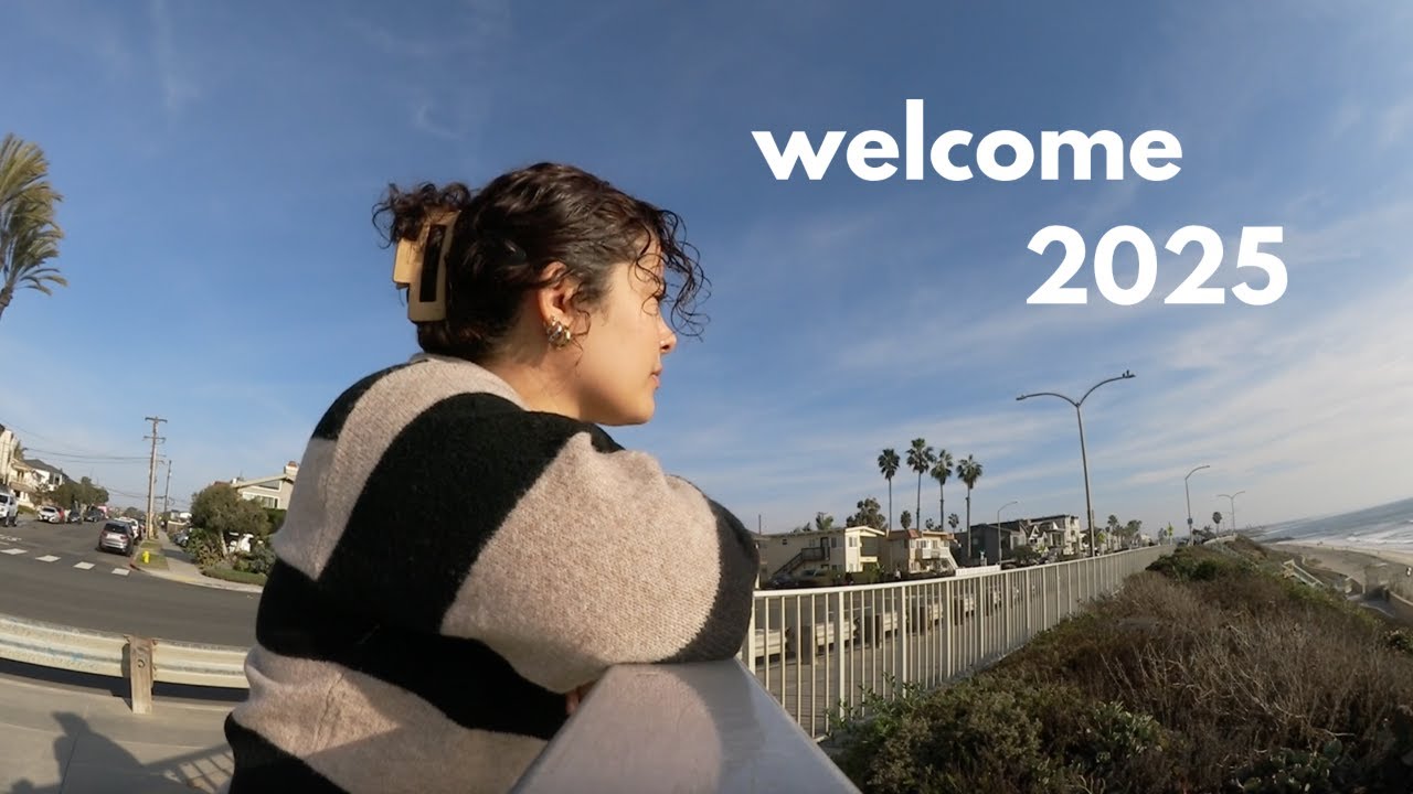 start of 2025 | implementing intentions, new books & productive days - a vlog