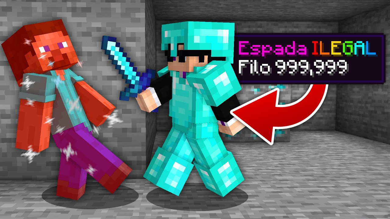 PUSE A PRUEBA a un JUGADOR en MINECRAFT