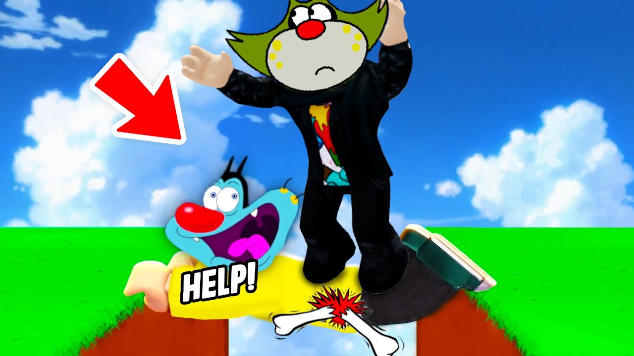 Funniest Teamwork Puzzles With Oggy And Jack In ROBLOX! .ft Oggy
