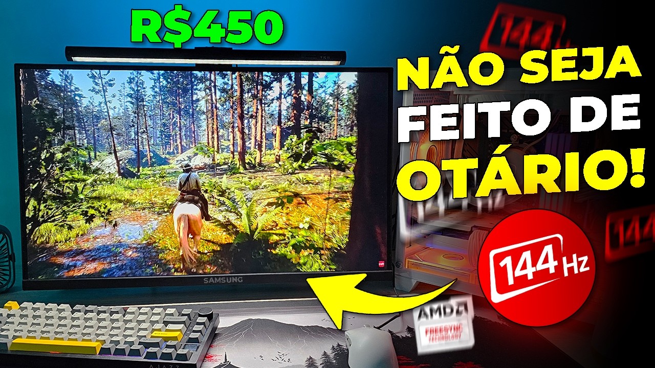TOP 7 Monitores GAMER BARATO Custo Beneficio 2025 até 300hz. (Curvo, Ultrawide e 4K para Jogar e etc