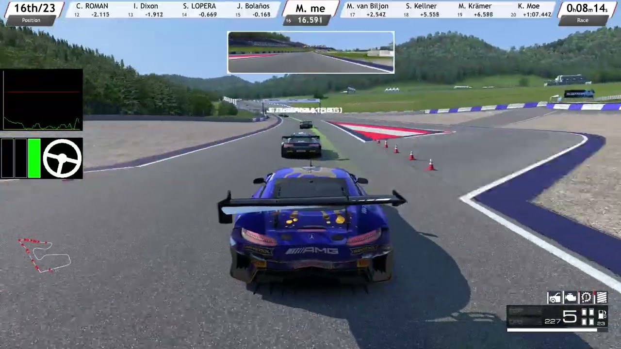 RaceRoom Racing Experience 紅牛環  GT3   真的倒楣....